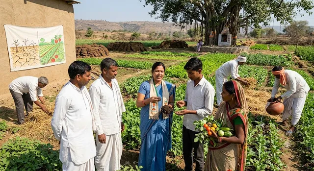 रसायनिक खाद से बीमार हो रही मिट्टी, अब चित्रकूट के 168 गांवों में 'कृषि ज्ञान दूत' किसानों को सिखाएंगे प्राकृतिक खेती