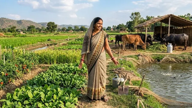 पहाड़ों के बीच बंजर जमीन पर उगाई सफलता: गया की सुषमा ने खेती, डेयरी और मत्स्य पालन से रची नई इबारत
