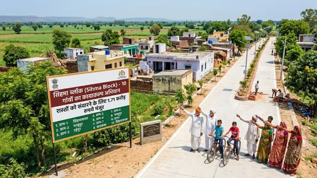 सिहमा ब्लॉक के 10 गांवों का होगा कायाकल्प, रास्तों को संवारने के लिए 1.71 करोड़ रुपये मंजूर
