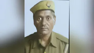 बस से उतरते समय गिरने से सिपाही की मौत।