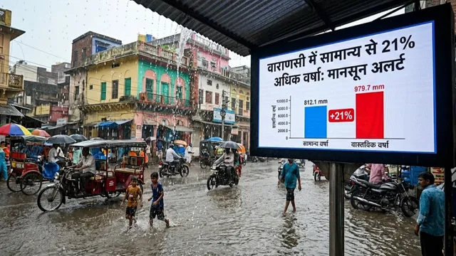 मौसम विशेषज्ञों ने कहा था - 'अलनीनो से कमजोर होगा मानसून', वाराणसी सहित पूर्वांचल में सामान्य से 21 प्रतिशत अधिक हो गई बारिश