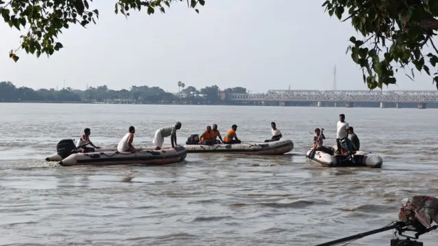 हाजीपुर में गंडक नदी में नहाते समय 2 बच्चे डूबे, एक को नाविकों ने बचाया; दूसरा लापता
