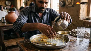 खाने की थाली में हाथ क्यों नहीं धोने चाहिए? (Picture Credits- AI Images)