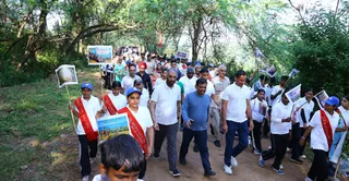 वन्यजीव सप्ताह 2026 की शुरुआत वॉकाथॉन के साथ हुई।