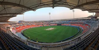न्यू चंडीगढ़ में बने महाराजा यादविंद्रा अंतरराष्ट्रीय क्रिकेट स्टेडियम में 38 हजार दर्शकों के बैठने की क्षमता। फोटो: उपेंद्र सेन गुप्ता