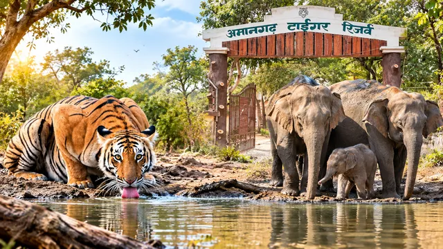 अमानगढ़ में फिर लौटेगा 'जंगल बुक' का रोमांच: 15 दिन पहले खुल रहा टाइगर रिजर्व, हाथियों के झुंड और बाघों के होंगे दीदार