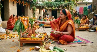 जितिया व्रत से संतान की होगी तरक्की (Picture Credit- AI Generated)