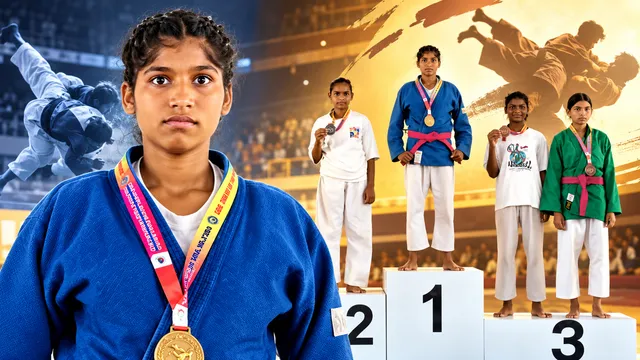 ईंट-भट्ठे पर मां ने ढोईं ईंटें, बेटी ने कुराश में जीता गोल्ड: संभाली यूपी की कमान, अब नेशनल पर नजर

