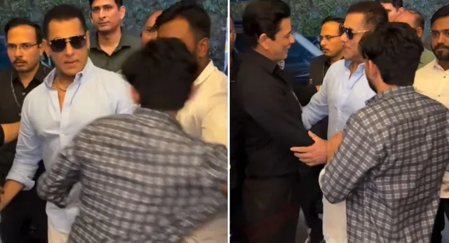 प्रेम कीटाणु देखने पहुंचे Salman Khan, लड़के ने लपककर पकड़ा हाथ; बॉडीगार्ड की हरकत पर हैरान हुए सुपरस्टार