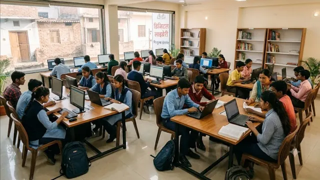बस्ती में डिजिटल लाइब्रेरी का हुआ शुभारंभ, बच्चों को मिलेगा अध्ययन का बेहतर माहौल
