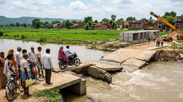 चित्रकूट में टूटे रपटों की जगह बनेंगे दो लघु सेतु, 20 गांवों को मिलेगी आवागमन में बड़ी राहत