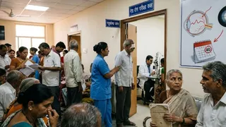 खामोशी से रोशनी छीन रहा ग्लूकोमा (एआई जेनरेटेड तस्वीर)