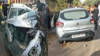 भिवानी में भीषण सड़क हादसा (जागरण फोटो)