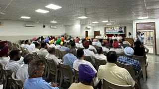 पटियाला में आयोजित की गई बैठक (जागरण फोटो)