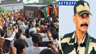 तिरंगे में लौटा जवान