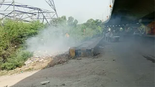गाजियाबाद में बढ़ता प्रदूषण।
