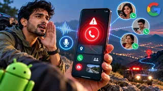 Google कर रहा वॉयस-बेस्ड Emergency SOS फीचर पर काम। Photo- ChatGPT.
