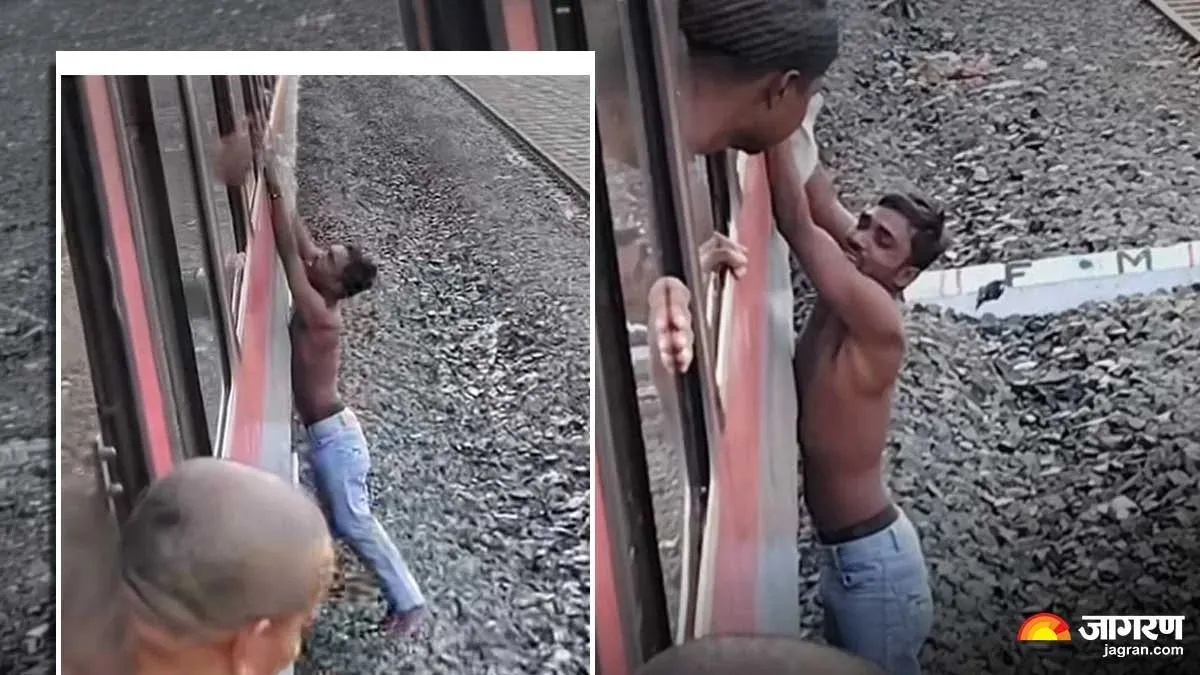 Bihar Train Mobile Snatching Passenger Pushes Thief Off Moving Train
