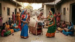 बिहार की संस्कृति को दिखाता है हिरनी-बिरनी डांस (AI Generated Image)