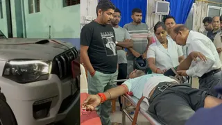 ADM Scorpio Bike Collision: जमुई के चकाई से लौट रहे एडीएम की गाड़ी से बड़ा हादसा! कंपाउंडर गंभीर रूप से जख्मी