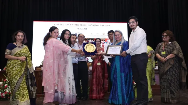 रक्तदान में पंजाब देशभर में तीसरे स्थान पर, दिल्ली में किया गया सम्मानित
