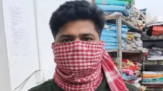 पुलिस गिरफ्त में गोली मारने का आरोपित अनीश यादव।