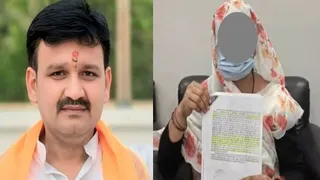 बलिया भाजपा जिलाध्यक्ष पर महिला नेता का गंभीर आरोप, निजी वीडियो से शोषण और दुष्कर्म का दावा।