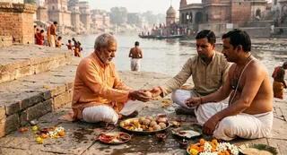 गया में पिंडदान करने से मृतक की आत्मा को मिलती है शांति (Picture Credit- AI Generated)