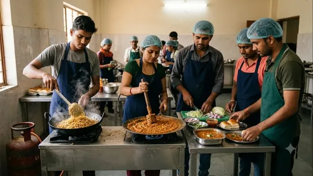 लखीमपुर में चाऊमीन-पाव भाजी बनाना सीख रहे प्रशिक्षार्थी, हुनर से रोजगार की राह होगी आसान
