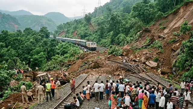 ओडिशा: मालिगुड़ा-छतड़ीपुट के बीच भारी भूस्खलन, राउरकेला-विशाखापत्तनम मार्ग की कई ट्रेनें रद
