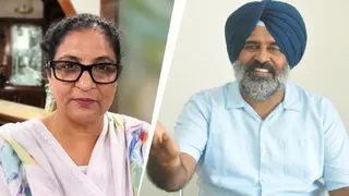 पत्नी बरिंदर कौर और परगट सिंह (फाइल फोटो)
