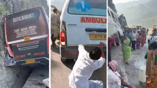 रामबन में हाईवे पर हुआ हादसा (सोशल मीडिया)