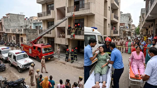 झगड़े के बाद छत से कूदी ननद और दो महीने की गर्भवती भाभी, पुलिस की सूझबूझ से बची जान