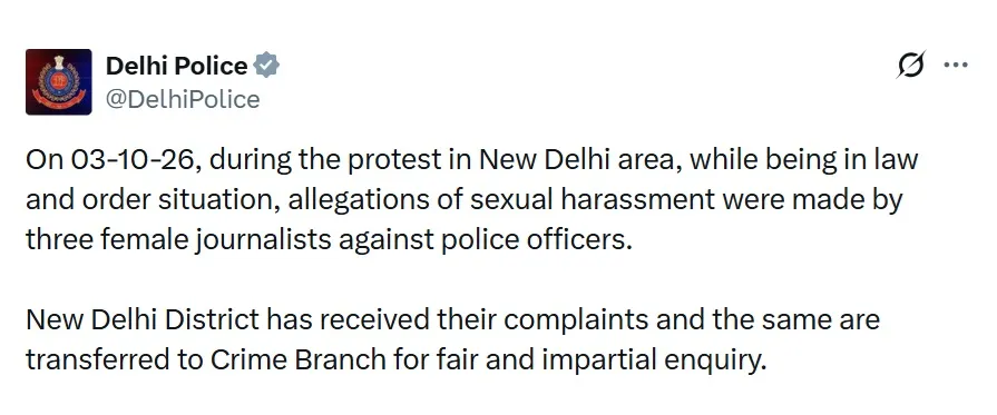 Delhi police X