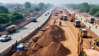 शाहगंज-मुंगराबादशाहपुर मार्ग का काम शुरू