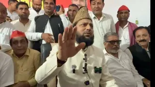 रामपुर में पत्रकारों से बात करते सांसद मोहिबुल्लाह नदवी।