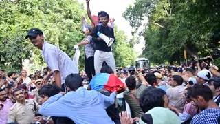 दिल्ली में मुख्य चुनाव आयुक्त ज्ञानेश कुमार के खिलाफ प्रदर्शन तेज।