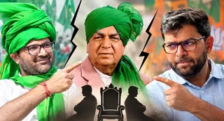चौधरी देवीलाल की चौथी पीढ़ी ने खींची नई सियासी लकीरें। (एआई जनरेटेड फोटो)
