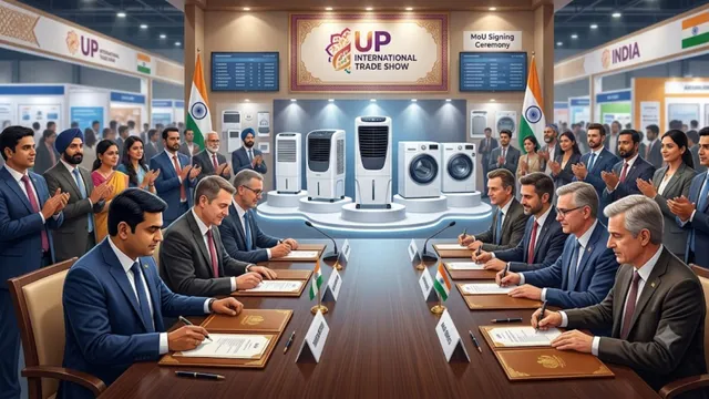 UP Trade Show: 200 करोड़ से अधिक के ग्लोबल ऑर्डर, सिंगारी इंडस्ट्रीज और KBH ब्यूटी केयर ने रचा इतिहास