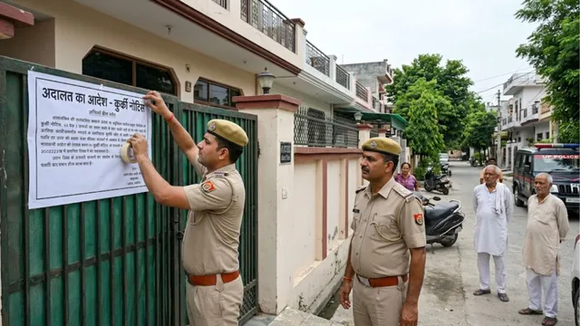 ग्रेटर नोएडा में 9 आरोपियों के घरों पर चस्पा हुए कुर्की के नोटिस, अदालत ने दिया आदेश
