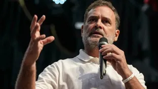 राहुल गांधी ने लॉन्च किया डिजिटल सत्याग्रह प्लेटफॉर्म (फाइल फोटो- PTI)