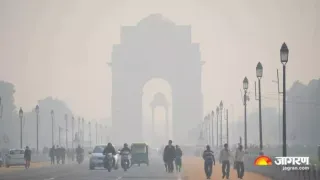 दिल्ली में मौसम का बिगड़ा मिजाज।