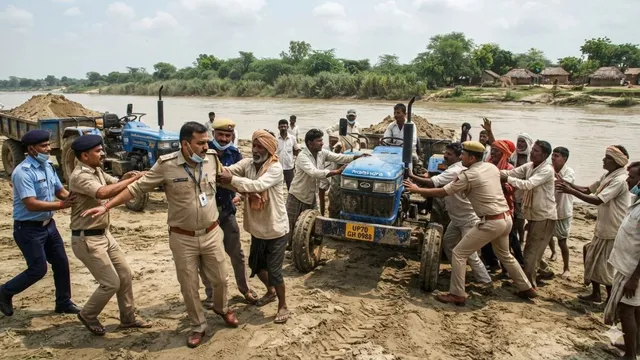छापेमारी करने पहुंची टीम से भिड़ गए बालू कारोबारी! बांका में धक्का-मुक्की, एक ट्रैक्टर लेकर फरार; दो जब्त
