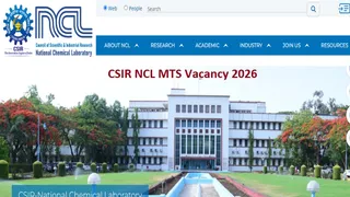 CSIR NCL MTS Recruitment 2026 के लिए यहां से करें अप्लाई।