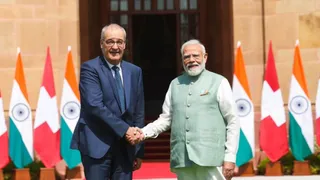 भारत-स्विटजरलैंड के बीच बड़ी डील। (X- @narendramodi)