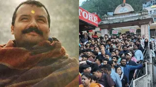 कैंची धाम में दिखी भक्तों की भारी भीड़