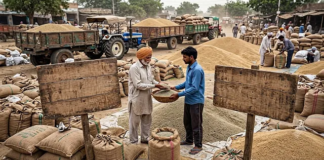 नूंह में सरकारी खरीद के इंतजार में किसान, औने-पौने दामों पर बाजरा बेचने को मजबूर
