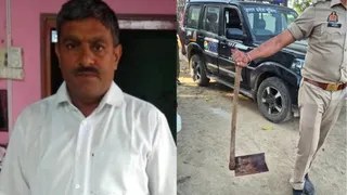 ग्रेटर नोएडा में खेत में सो रहे किसान भोला शंकर की हत्या। फोटो: फाइल एवं जागरण