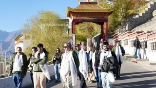 रायसीना फोरम के प्रतिनिधियों ने लद्दाख की समृद्ध विरासत का अनुभव किया।