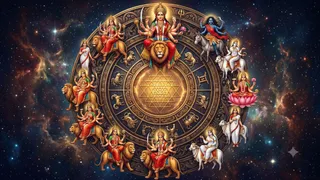शारदीय नवरात्र में अपनी राशि के अनुसार करें माता दुर्गा की साधना (Picture Credit: AI Generated)